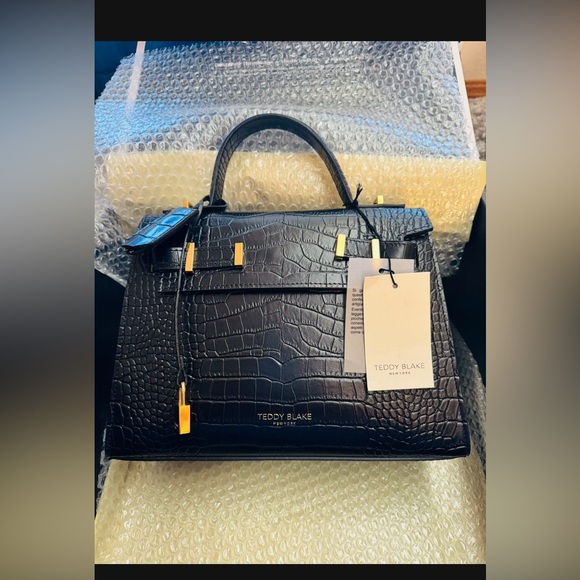 Tedy Blake Handbags - New Teddy Blake bag 11” Italy  leather